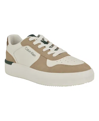 Calvin Klein Men's Brayton Casual Lace Up Sneakers In Multi