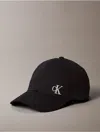 Calvin Klein Men's Brushed Cotton Twill Logo Baseball Cap In Black