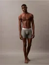Calvin Klein Men's Brushed Microfiber Stretch Boxer Brief In Gray