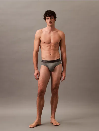 Calvin Klein Men's Brushed Microfiber Stretch Hip Brief In Multi