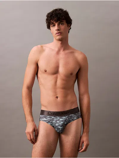 Calvin Klein Men's Brushed Microfiber Stretch Hip Brief In Multi