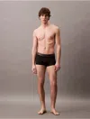 Calvin Klein Men's Brushed Microfiber Stretch Low Rise Trunk In Black