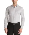 Calvin Klein Men's Button Down Collar Dress Shirt In Gray