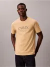 Calvin Klein Men's Calvin Graphic Classic T-shirt In Gold
