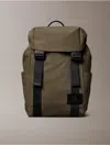 Calvin Klein Men's Canvas Backpack In Green