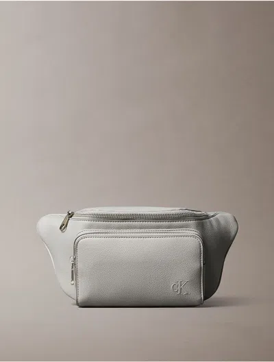 Calvin Klein Men's Cargo Belt Bag In Gray