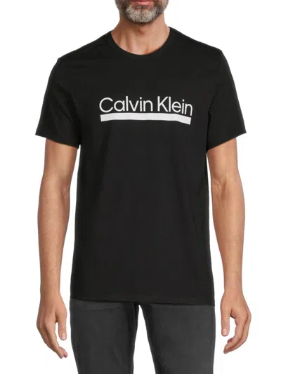 Calvin Klein Men's Chill Logo Tee In Black