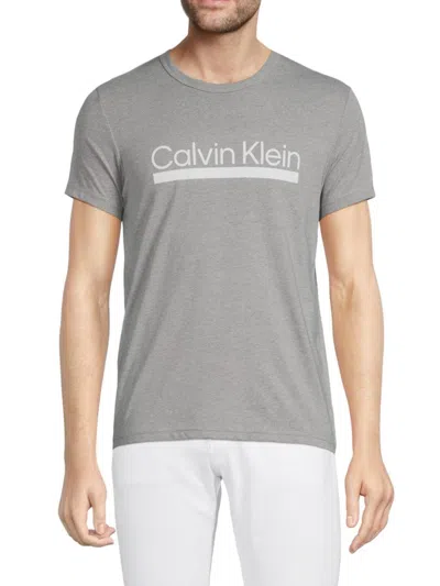 Calvin Klein Men's Chill Logo Tee In Wolf Grey