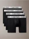 Calvin Klein Men's Chromatic 4-pack Boxer Brief In Black / Black / Black / Black