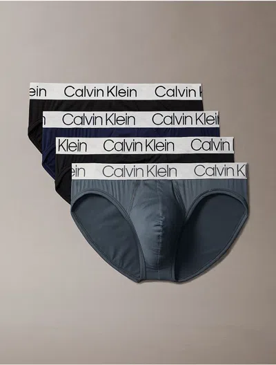 Calvin Klein Men's Chromatic 4-pack Hip Brief In Multi