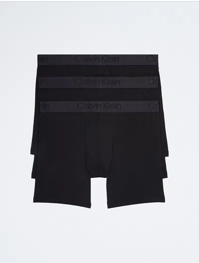 Calvin Klein Men's Ck Black 3-pack Boxer Brief