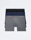 Calvin Klein Men's Ck Black 3-pack Boxer Brief In Multi