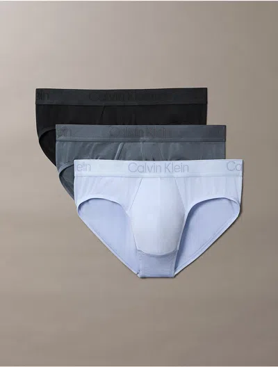 Calvin Klein Men's Ck Black 3-pack Hip Brief