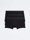 Calvin Klein Men's Ck Black 3-pack Low Rise Trunk