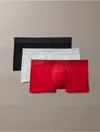 Calvin Klein Men's Ck Black 3-pack Low Rise Trunk In Multi