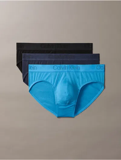 Calvin Klein Men's Ck Black 3-pack Hip Brief