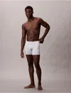 Calvin Klein Men's Ck Black Print Low Rise Trunk In White