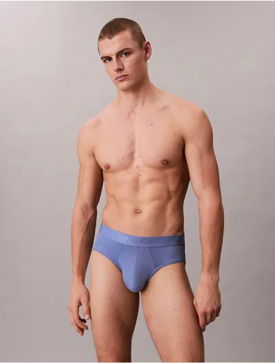 Calvin Klein Men's Ck Black Hip Brief In Blue