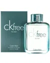 Calvin Klein Men's Ck Free 3.4oz Edt Spray