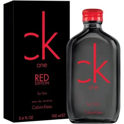 Calvin Klein Men's Ck One Red Edition Edt 1.7 oz Fragrances 3607342773134 In Gray