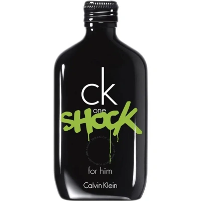 Calvin Klein Men's Ck One Shock Edt 3.4 oz (tester) Fragrances 3616303322595 In Black / Purple