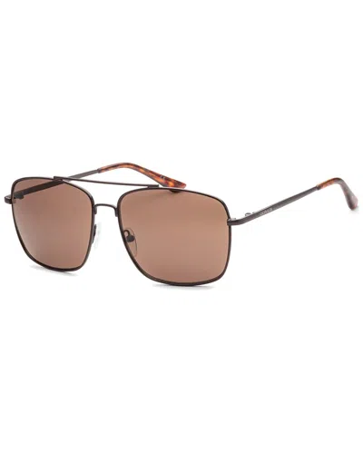 Calvin Klein Men's Fashion 57mm Sunglasses In Brown