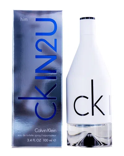 Calvin Klein Men's Ckin2u Him 3.3oz Edt Spray In Transparent