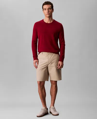Calvin Klein Men's Classic 9" Tech Shorts In Brown