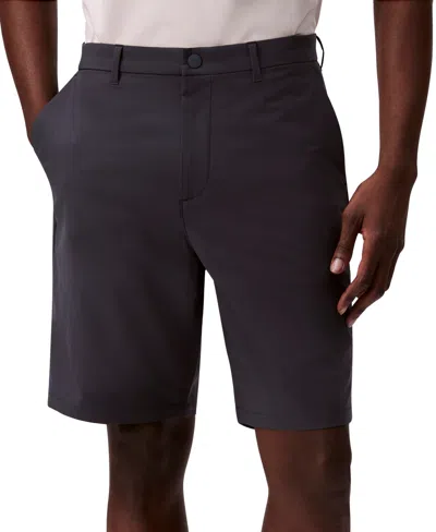 Calvin Klein Men's Classic 9" Tech Shorts In Ebony