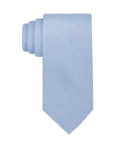Calvin Klein Men's Classic Fit Donnelly Textured Solid Tie In Blue