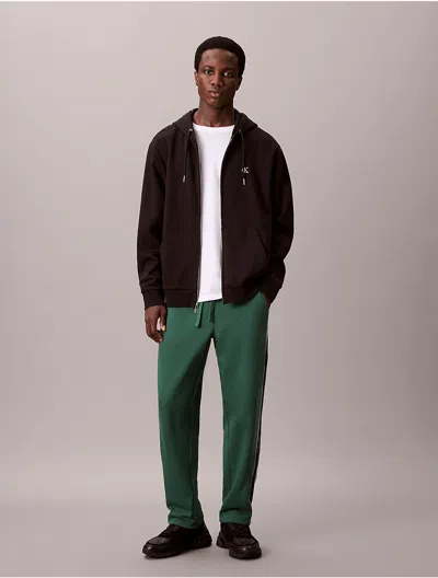 Calvin Klein Men's Classic Fleece Sweatpants In Green