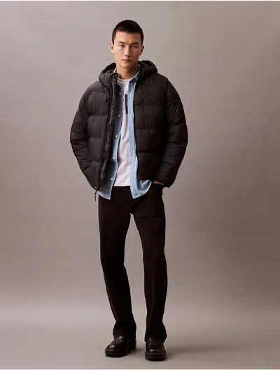 Calvin Klein Men's Classic Puffer Jacket In Black
