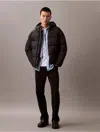 Calvin Klein Men's Classic Puffer Jacket In Black Beauty