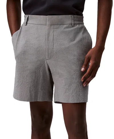 Calvin Klein Men's Classic Seersucker Shorts In Wind Chime