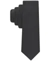 Calvin Klein Men's Classic Textured Tie In Black