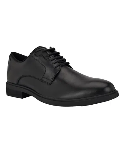Calvin Klein Men's Click Lace-up Dress Loafers In Black