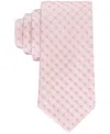 Calvin Klein Men's Cobb Grid Tie In Pink