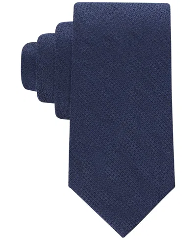 Calvin Klein Men's Colton Textured Solid Tie In Blue