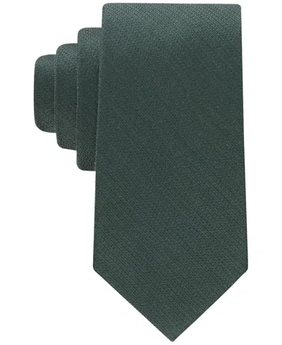 Calvin Klein Men's Colton Textured Solid Tie In Green