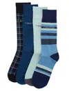 Calvin Klein Men's 4-pack Combed Crew Socks In Multi