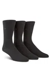 Calvin Klein Assorted 3-pack Socks In Black