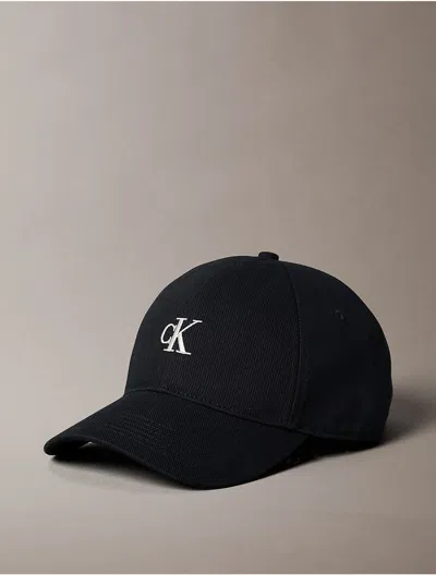 Calvin Klein Men's Compact Monogram Logo Baseball Cap