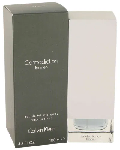 Calvin Klein Men's Contradiction 3.4oz Eau De Toilette In White