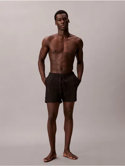 Calvin Klein Men's Core Solid Swim Shorts In Multi