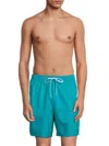 Calvin Klein Men's Core Volley Logo Swim Shorts In Atlantis