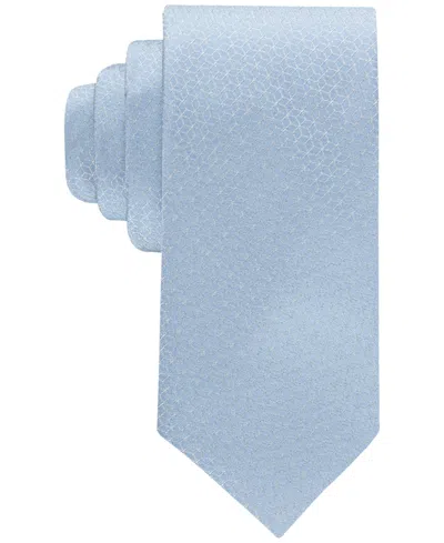 Calvin Klein Men's Cortland Geo-pattern Tie In Light Blue