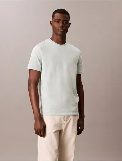 Calvin Klein Men's Cotton Blend Classic T-shirt In Blue