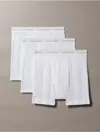 Calvin Klein Men's 3-pack Cotton Classics Boxer Briefs Underwear In White