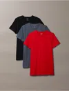 Calvin Klein Men's Cotton Classics 3-pack Classic Fit Crewneck T-shirt In Multi