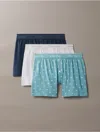 Calvin Klein Men's Cotton Classics 3-pack Knit Boxer In Multi